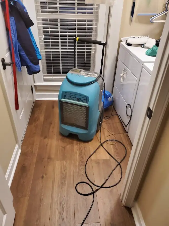 Commercial dehumidifier deployed for Crawl Space Restoration in Shelton